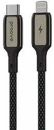 Кабель Proove Dense Metal Type-C to Lightning 27W (1m) black (CCDM27002101)