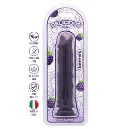 Фаллоимитатор с ароматом ежевики Toyz4lovers Delicious Dildo Berries, 20 см - миниатюра 6
