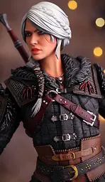 Фігурка 3D Magicca Відьмак Цирі The Witcher Ciri 40 см 3DM TW C 40 - мініатюра 3