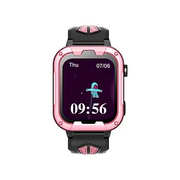 Смарт-годинник дитячі з відеодзвінком Wonlex KT32 Original WI-FI GPS SIM-карта Pink (18345) - мініатюра 3