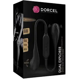 Вібратор на гнучкій зчіпці зі стимуляцією пальчиком Dorcel Dual Explorer - мініатюра 10