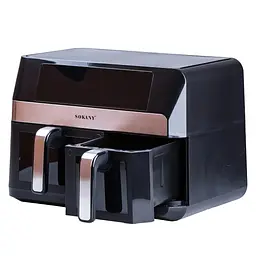 Аерофритюрниця безмасляна Sokany SK-10034 11л електрична з сенсорним керуванням, таймер 2800Вт - мініатюра 4