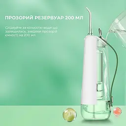 Іригатор Oclean W10 Green NEW-2 NOZZLES - мініатюра 4