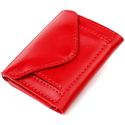 Жіночий шкіряний гаманець GRANDE PELLE 8х10х1,5 см acs0025868 - мініатюра 2