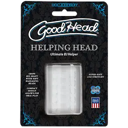 Мастурбатор Doc Johnson GoodHead - Helping Head ULTRASKYN, супер помічниця для мінету - мініатюра 2