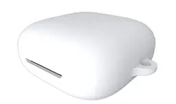 Чохол-накладка DK Silicone Candy Friendly з карабіном для Oppo Enco W51 (white) - мініатюра 2