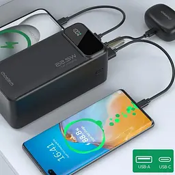 Павербанк Choetech Black 50 000 mAh / 22.5 Вт (B732) - мініатюра 4