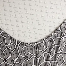 Простирадло на резинці Moon&Star Grey Labyrinth Бязь Gold Люкс 80х200х25 см - мініатюра 2