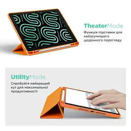 Чохол до планшета Armorstandart Smart Fold Pen Apple iPad Air 11 2025 / 2024 Orange (ARM89222) - мініатюра 4