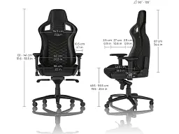 Крісло геймерське Noblechairs Epic Series Black/Gold (NBL-PU-GOL-002) - мініатюра 8