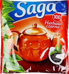 Чай чорний Saga Herbata, 140 г (100 шт. х 1.4 г) (917459) - мініатюра 4
