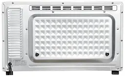Електродуховка Liberton LEO-500 White, 1700W, 50л, подвійні розпашні дверцята, 6 режімів нагріву, конвекція, підсвітка, 70-250 °C, механічне керування, таймер, рожен, решітка, деко, лоток для крихт та жиру, тримач для дека, ТЕРМОРУКАВИЦЯ У ПОДАРУНОК - мініатюра 6