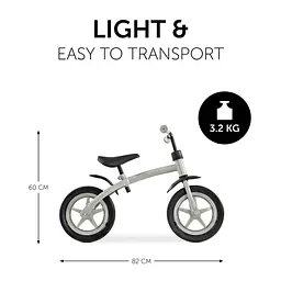 Біговел дитячий Hauck Super Rider 12 Dusty Green, сіро-зелений (81408-0) - мініатюра 6