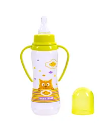 Пляшечка для годування з силіконовою соскою та ручками 0+ Baby team 250 мл Зелений - мініатюра 2