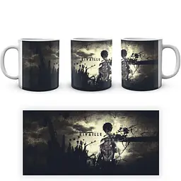Кухоль GeekLand Атака Титанів Attack on Titan Леві Аккерман AT.02.61 330 мл білий - мініатюра 3