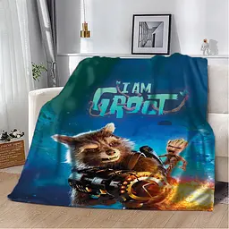 Плед плюшевий 3D Марвел I am Groot 160х200 см