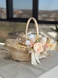 Великодній кошик 36х26х31см hand-made 2 MIS LT