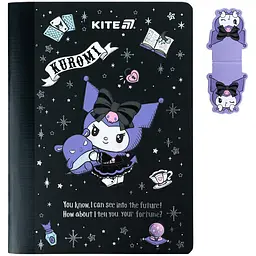 Блокнот A5 60арк. кліт. тв. обкл. Kuromi з магнітною закладкою №HK25-192/Kite/ - мініатюра 2