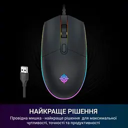 Комп'ютерна мишка GamePro (GM152) USB Black (GM152) - мініатюра 5