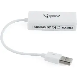 Мережевий адаптер Gembird USB 2.0 - Fast Ethernet RJ45 (NIC-U2-02) - мініатюра 3