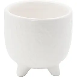 Ваза-кашпо МВМ My Home, 9 см, біла (DH-FLOWERS-26 S WHITE)