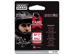 Карта памяти GOODRAM IRDM PRO SDXC UHS-II U3 ​​64 GB (IRP-S9B0-0640R11) - миниатюра 2