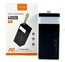 Універсальна мобільна батарея 40000 mAh, TUGII Y54, Black, 22.5 Вт WUW teh0027607 - мініатюра 2