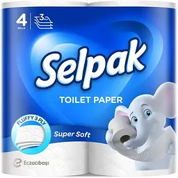 Туалетний папір Selpak 3 шари 4 рулони (8690530204492)