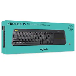 Бездротова сенсорна клавіатура з тачпадом Logitech Touch K400 Plus / USB 2.4 ГГц / 10 метрів / Чорний (920-007145) - мініатюра 5