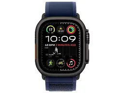 Ремешок Apple Trail Loop Blue - Black Titanium Finish для Watch 44/45/46/49mm - S/M (MYQ73) - миниатюра 2