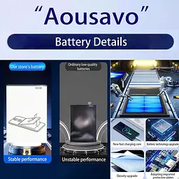 Aousavo AK-S3 Змінна літій-іонна батарея, сумісна з Emporia Smart 3 Mobile Phone Smart Seniors (Only Smart 3) - мініатюра 7