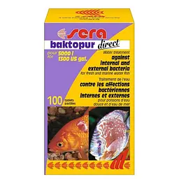Кондиціонер для акваріумних рибок Sera Baktopur Direct 1 табл