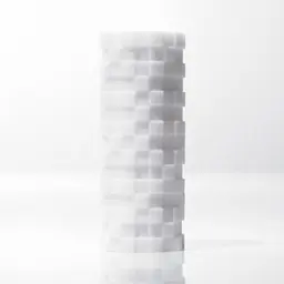 Мастурбатор Tenga 3D Module з модульною текстурою, 24х7 см (білий)