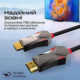 Кабель Promate HDMI-HDMI V 2.0 15 м (prolink4k60-15m) - мініатюра 5