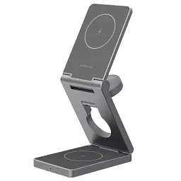 Бездротовий зарядний пристрій Proove Titan Volt 3in1 Gray (WSTV15000003)