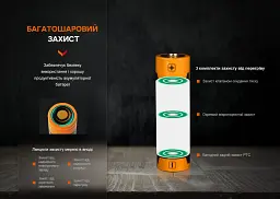 Акумулятор Fenix 14500 1050 mAh (ARB-L14-1050) - мініатюра 11
