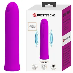 Вібратор Pretty Love Curtis 10.3 см фіолетовий - мініатюра 10