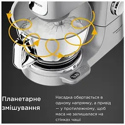 Кухонна машина Kenwood Titanium Chef Baker KVC85.004SI - мініатюра 8