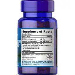 Масло печінки тріски Puritan's Pride Cod Liver Oil 415 мг 100 капсул (PTP-11150) - мініатюра 2
