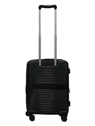 Валіза маленька S поліпропілен Airtex 223 58×40×22см 38л Чорний - мініатюра 3