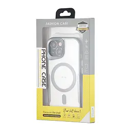 Чохол Metal Frame with MagSafe iPhone 15 Black - мініатюра 2
