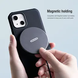 Чохол Nillkin Matte Magnetic Pro для Apple iPhone 15 (6.1) Чорний / Black - мініатюра 5