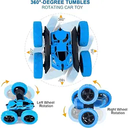 Дитячий гоночний автомобіль VROOMS & WHEELS з дистанційним керуванням, обертається на 360 градусів - мініатюра 5