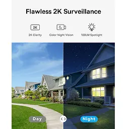 IP-камера відеоспостереження Baseus Security B1 Outdoor Camera 2K біла (S0SV002130) - мініатюра 10