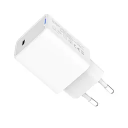 Зарядний пристрій ColorWay GaN Mini 65 Вт порт PD PPS USB-C білий (CW-CHS049PD-WT) - мініатюра 3