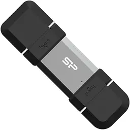 USB флеш накопичувач Silicon Power USB 64G SILICON POWER usb3.2+TypeC Mobile C51 (SP064GBUC3C51V1S) - мініатюра 3