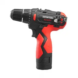 Шуруповерт акумуляторний INTERTOOL WT-0310, 12 В, Li-Ion, 2 швидкості, патрон 0.8–10 мм - мініатюра 2