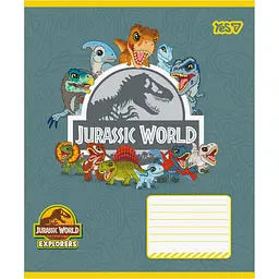 Набір зошитів Yes Jurassic World Dino 12 аркушів у клітинку 25 шт. (768711) - мініатюра 4