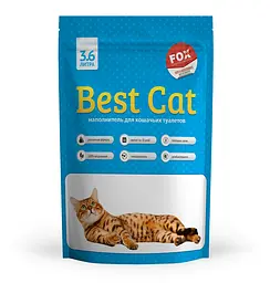 Силікагелевий наповнювач Best Cat Blue для котячого туалету з запахом морського бризу 3.6 л