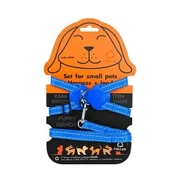 Шлея DOG Extreme зі шкіряною накладкою та повідцем для кроликів (4820152565648)